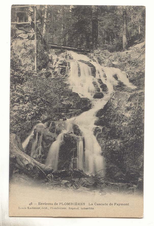 environs de Plombieres CPA la cascade de Faymont 