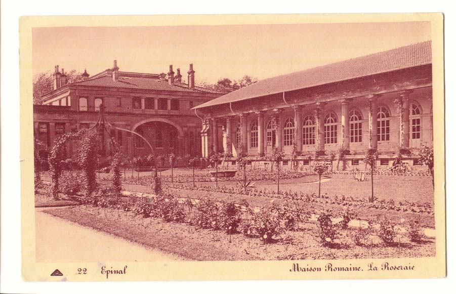 Epinal CPA Maison romaine La Roseraie