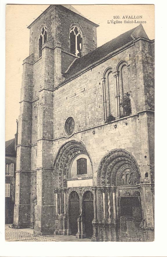 Avallon CPA L'eglise Saint Lazare