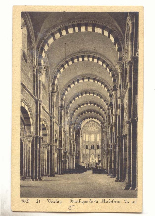 Vezelay CPA Basilique de la Madeleine