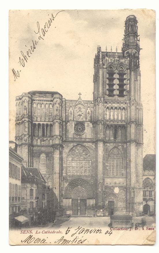 Sens CPA La cathedrale
