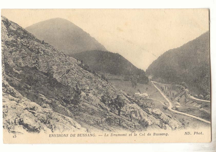 Environs de Bussang CPA Le Drumont et le col de Bussang