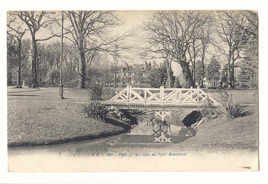 Pau CPA un coin du parc Beaumont