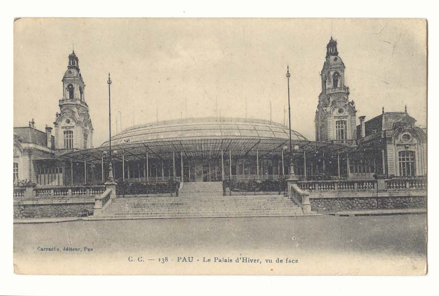 Pau CPA Le palais d'hiver vu de face