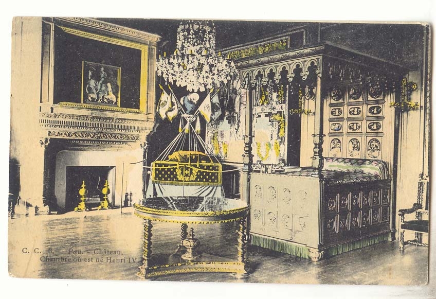 Pau CPA chateau Chambre ou est ne Henri IV