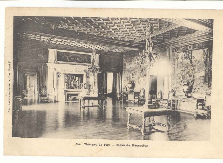Pau CPA Chateau Salon de reception