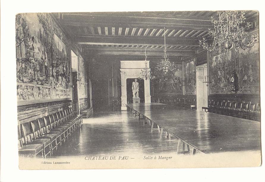 Chateau de Pau CPA SAlle a manger