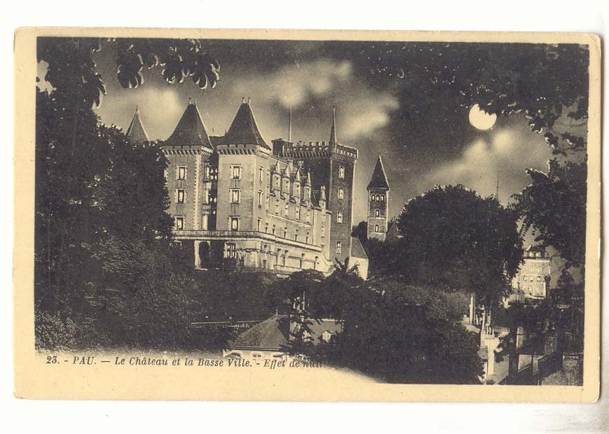 Pau CPA le chateau et la basse ville Effet de nuit