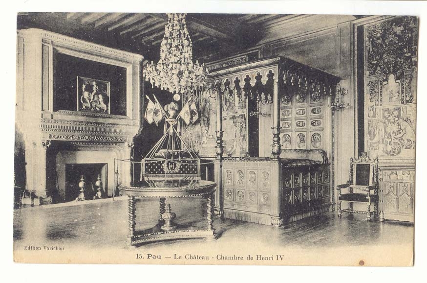 Pau CPA Le chateau Chambre de Henri IV