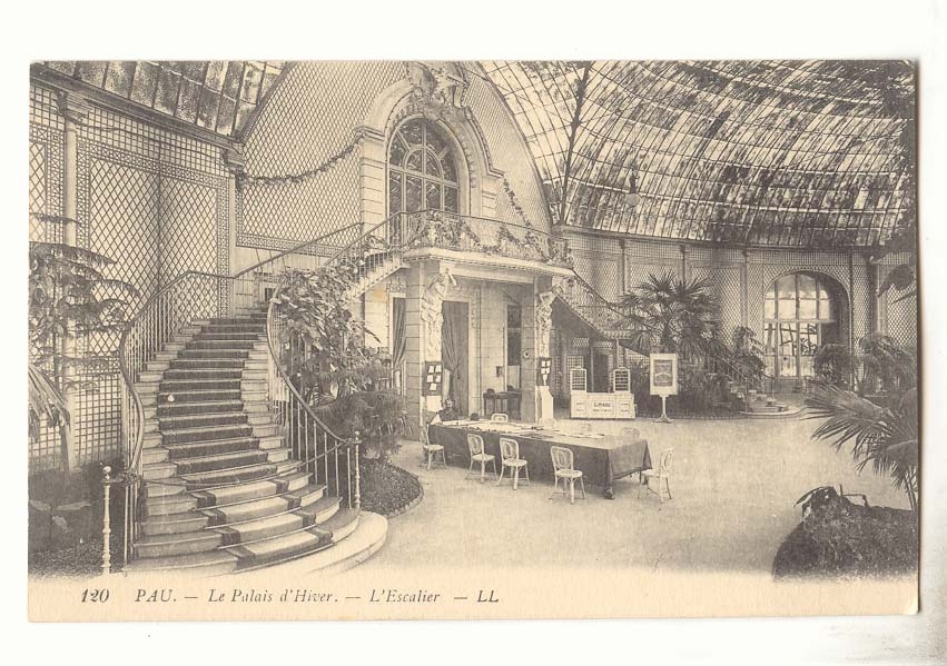 Pau CPA Le palais d'hiver L'escalier