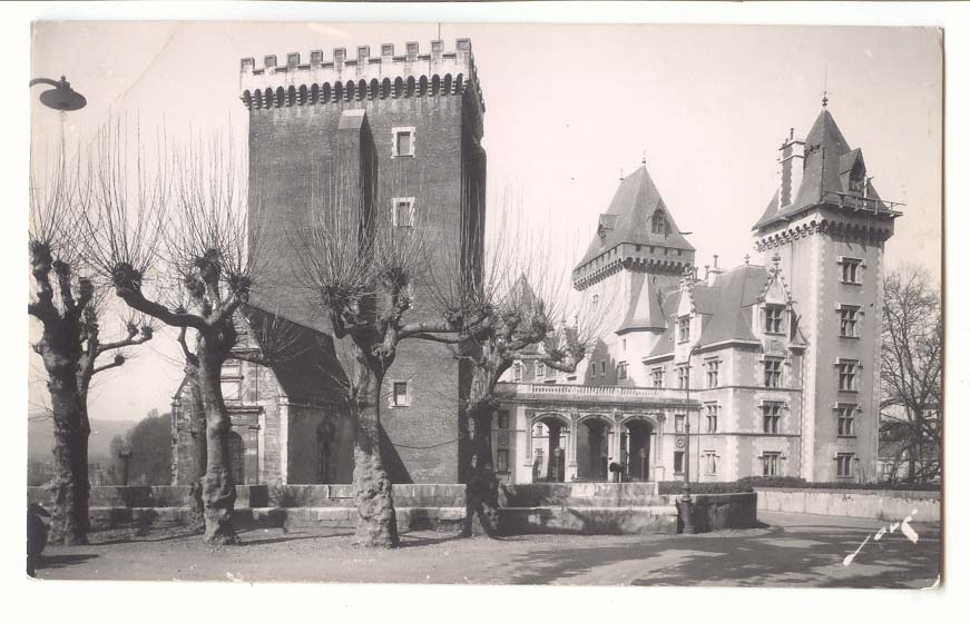Pau CPA Le chateau Henri IV Facade Est en hiver