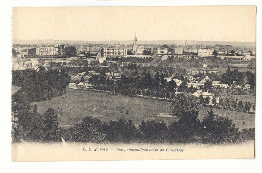 Pau CPA Vue panoramique prise de Guindalos