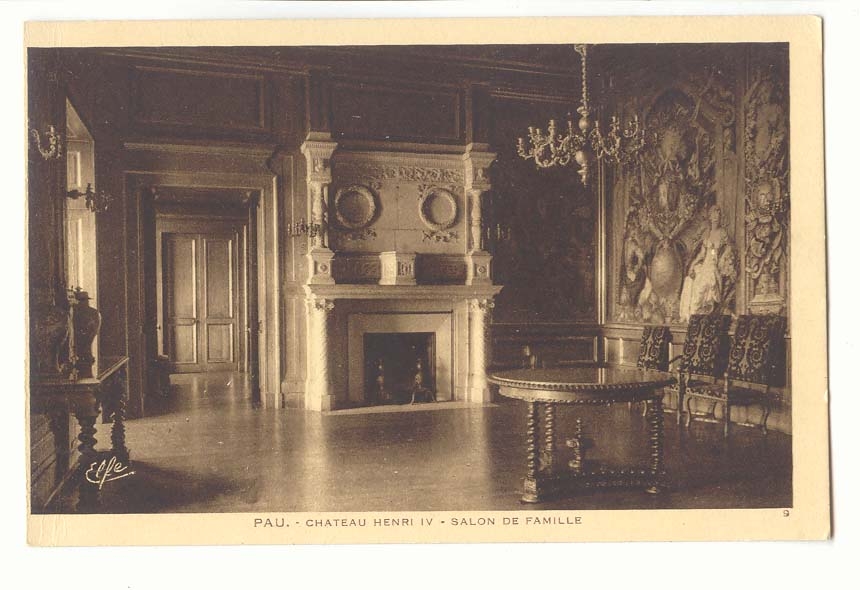 Pau CPA Chateau Henri IV Salon de famille