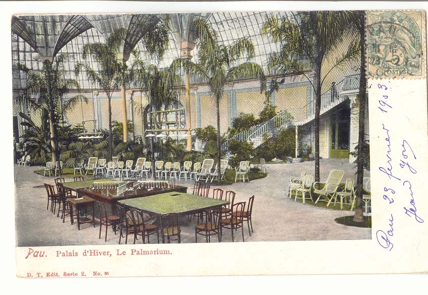 Pau CPA Palais d'hiver La palmarium
