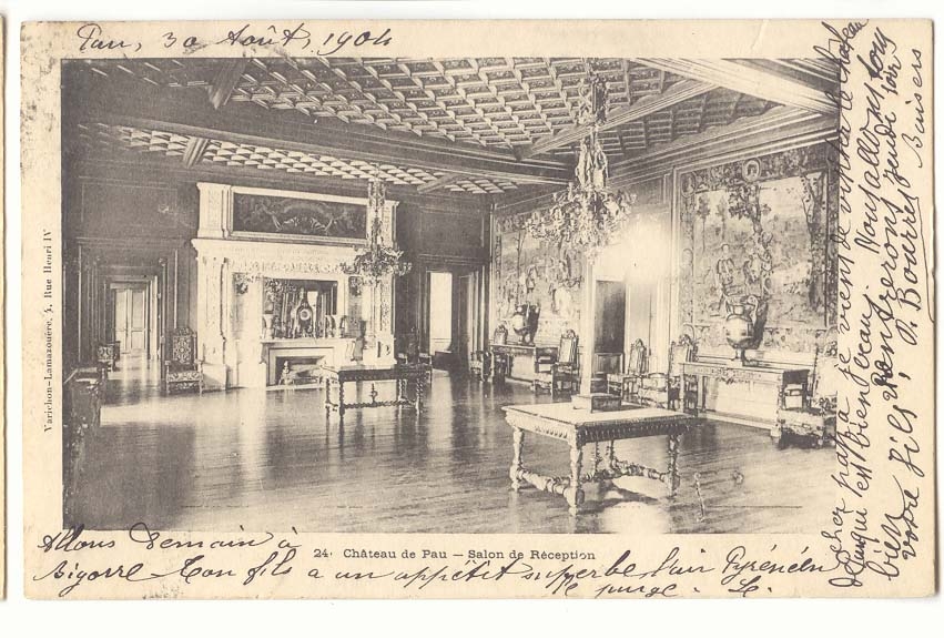 Pau CPA Chateau Salon de reception