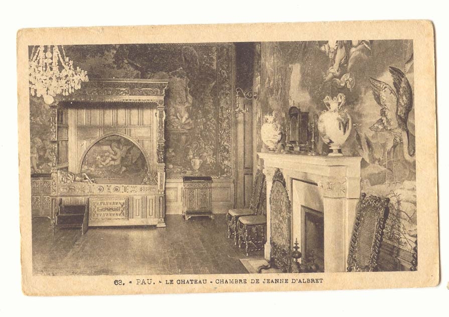 Pau CPA le chateau chambre de Jeanne d'albret