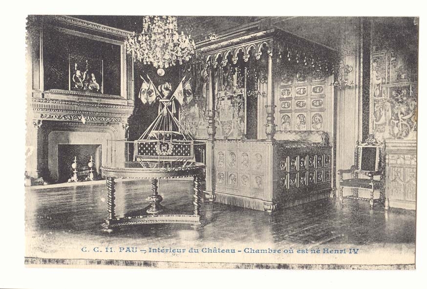 Pau CPA interieur du chateau Chambre ou ets ne Henri IV