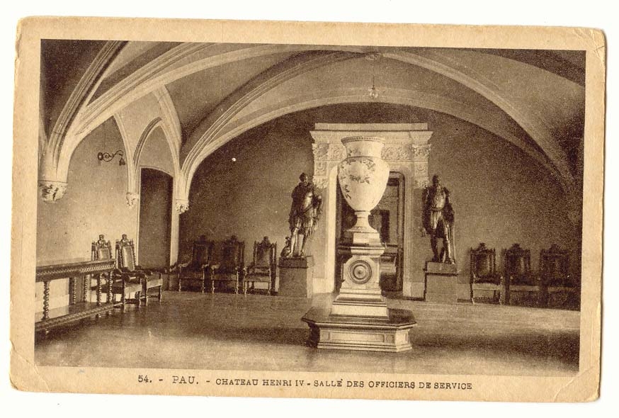 Pau CPA Chateau Herni IV Salle des officiers de service