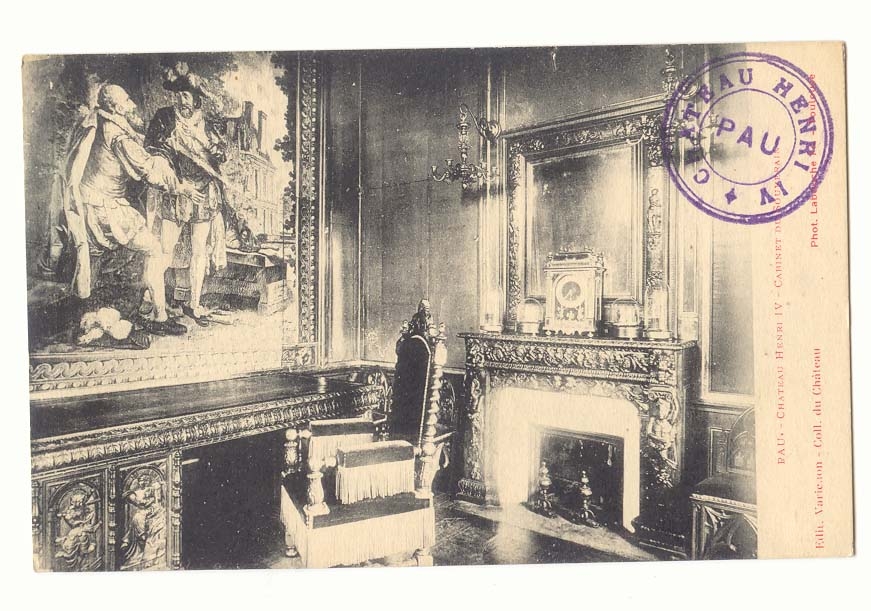 Pau CPA Chateau Herni IV Cabinet du souverain
