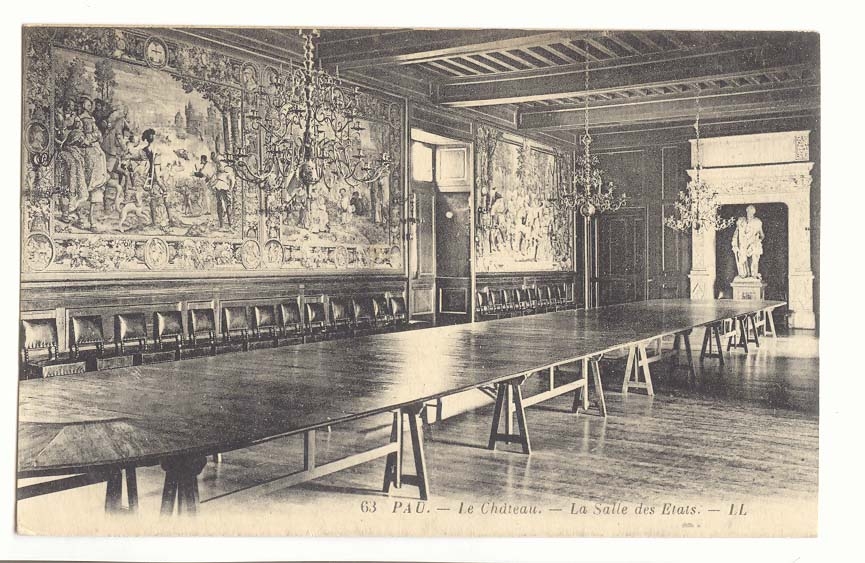 Pau CPA Le chateau La salle des Etats