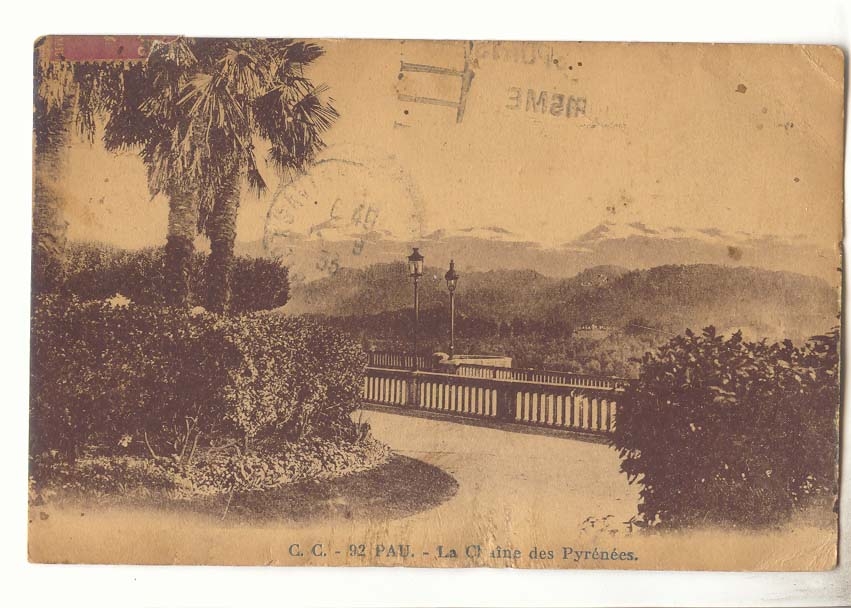 Pau CPA La chaine des Pyrenees