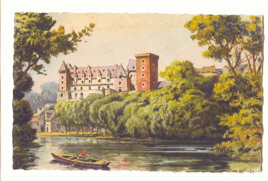 Pau CPM Le chateau Facade du midi