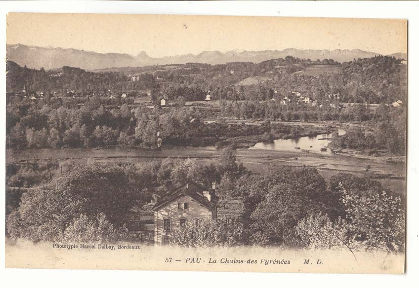 Pau CPA La chaine des Pyrenees
