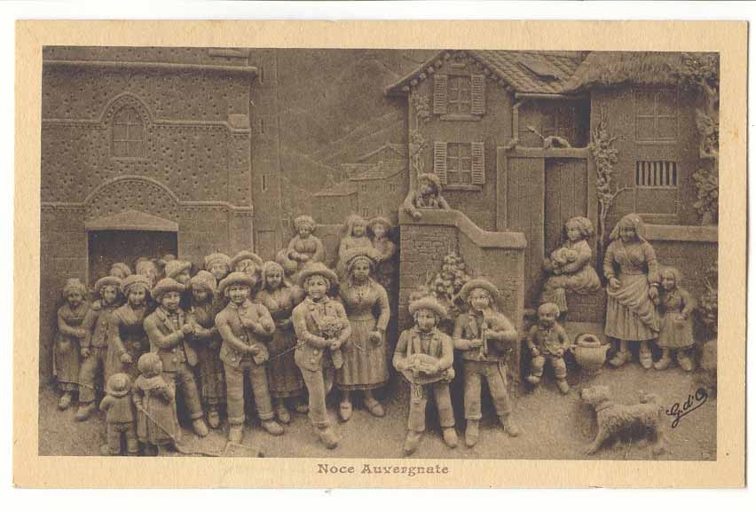 CPA Noce auvergnate
