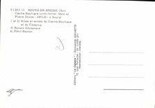 CPA Bourg En Bresse Ain Centre Nautique architectes Marc et Pierre Dosse DPLG a Bourg Allee et entre
