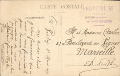 CPA Vichy Decoration et Pavoisement du Carrefour de Quatre Chemins et de la Rue de Nimes