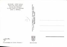 CPA Vichy Allier Reine des Villes d'Eaux Source des Celestins Le Plan d'eau et la Rotonde