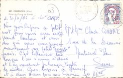 CPA Charroux Allier Porte du Prince de Conde