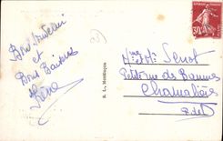 CPA Marcillat Allier Sortie Nord route de Montlucon Deux des quatre tournants brusques