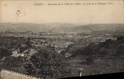 CPA Cusset Panorama de la Valle de l'Alier vue prise de la Montagne Verte 