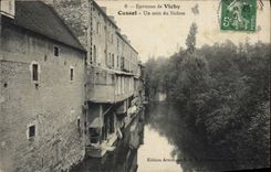 CPA Environs de Vichy Cusset Un coin du Sichon 