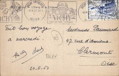 CPA BILLY l'étang et le château