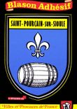 CPA Blason Adhesif Saint Pourcain sur Sioule Valles et Provinces de France 