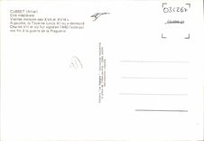 CPA Cusset Allier Vieilles maisons A Gauche la Taverne Louis XI