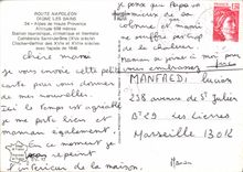 CPA Route Napoleon digne les Bains Alpes de Haute Provence
