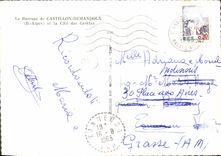 CPA Le Barrage de Castillon Demandolx B Alpes et la Cite des Grottes 