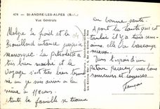 CPA St Andre les Alpes Vue generale