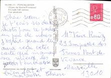 CPA Forcalquier Alpes de Haute Provence vue generale