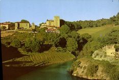 CPA Esparron de Verdon le Lac le Village et le Chateau 