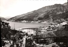 CPA Les Gorges pittoresque du Verdon Barrage de Castillon et l'usine 