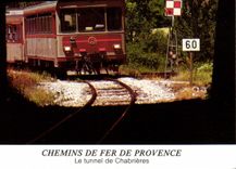 CPA Chemins de Fer de Provence Le tunnel de Chabrieres 