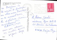 CPA La Plus Haute Ville d'Europe Briancon Souvenir