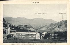 CPA Les Alpes Notre Dame du Laus vue panoramique a droite village d'Avancon 