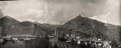 CPA Les Alpes la Saukce des Alpes et les ruines de l'ancien village Salcensis 