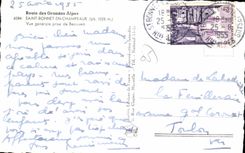 CPA Route des Grandes Alpes Saint Bonnet en Champsaur vue generale prise de Becuvert