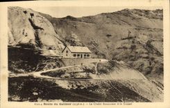 CPA Route du Galibier Le Chalet Resturant et le Tunnel 